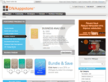 Tablet Screenshot of dnaappstore.com